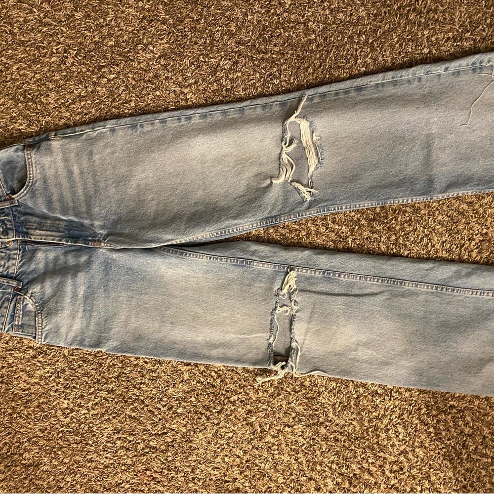 Zara wide leg Light Blue Jeans